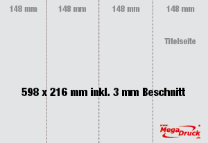 DIN A5, 8 Seiten (Zick-Zack-Falz) DIN A5, 8 Seiten (Zick-Zack-Falz)