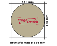 Rund 148 mm Durchmesser