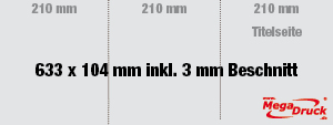 DIN lang, 6 Seiten quer (Wickelfalz) DIN lang, 6 Seiten quer (Wickelfalz)