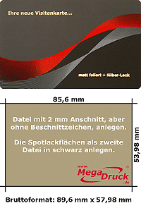 Mattfolie mit part. UV-Lack / einseitig Heißfolienprägung Mattfolie mit part. UV-Lack / einseitig Heißfolienprägung